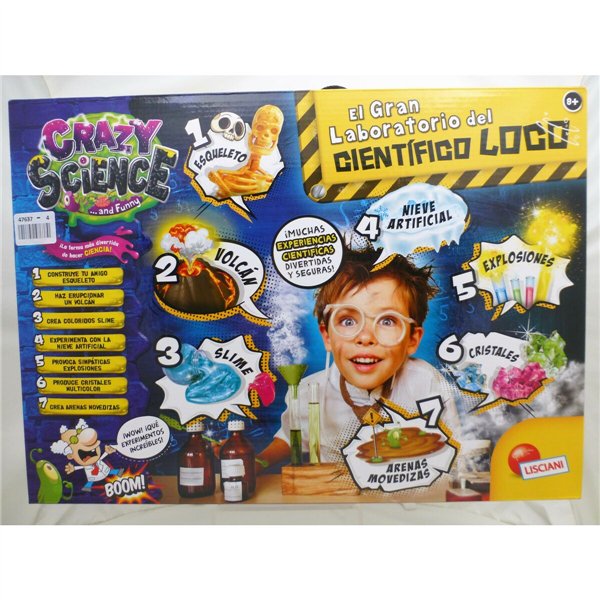Science Game Lisciani Giochi El gran laboratorio del científico loco ES (4 Units)