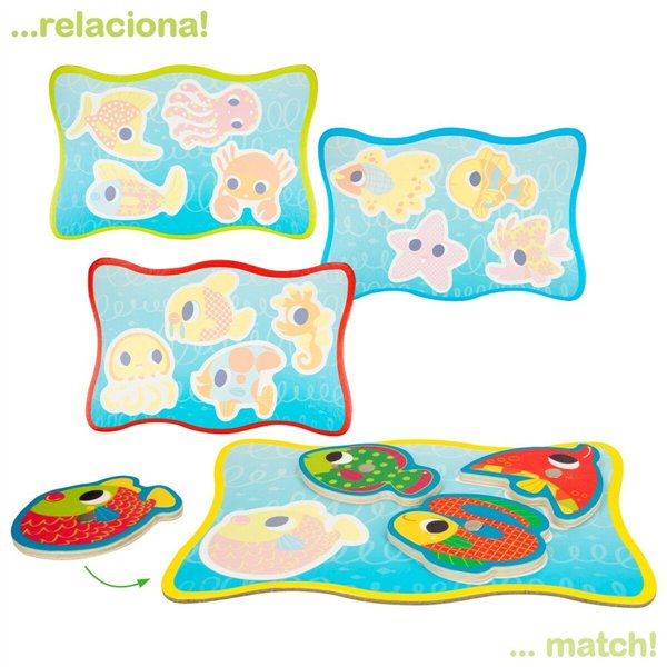 Board game Lisciani Giochi Montessori Fishing (6 Units)