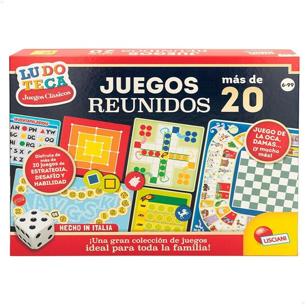 Board game Lisciani Giochi Juegos reunidos 40 x 0,1 x 33 cm ES (12 Units)
