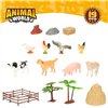 Animal figures Colorbaby 19 Pieces Farm Plastic 13 x 8 x 3 cm (6 Units)