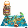 Playset Colorbaby 19 Pieces 6 Units 17 x 9 x 6 cm Dinosaurs