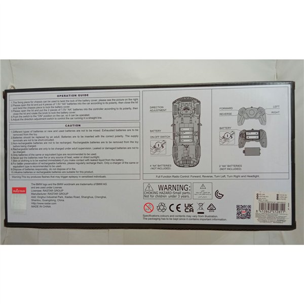 Remote-Controlled Car BMW M4 CSL 1:16 (2 Units)