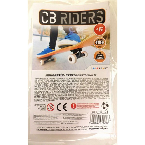 Skateboard Colorbaby CB Riders (2 Units)