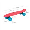 Skateboard Colorbaby Red (6 Units)