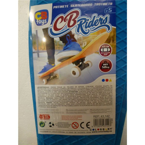 Skateboard Colorbaby Green (6 Units)