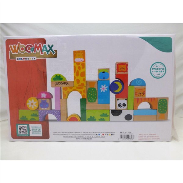Building Blocks Game Woomax animals 32 Pieces (32 pcs)