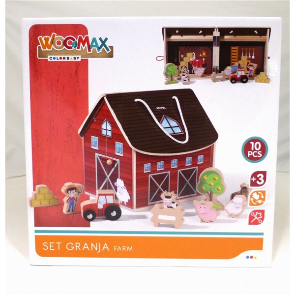 Farm with Animals Woomax (10 pcs)