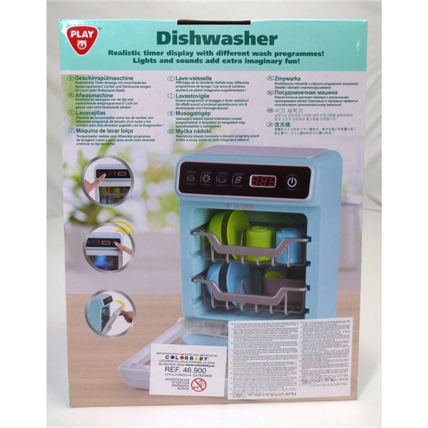 Toy dishwasher PlayGo Dishwasher Electric 24 x 18 x 12 cm 16 Pieces