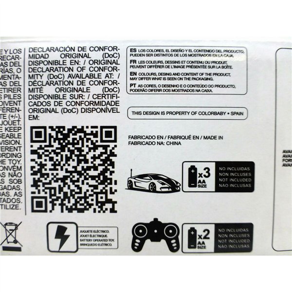 Remote-Controlled Car Speed & Go 1:20 19 x 6,5 x 11 cm Multicolour