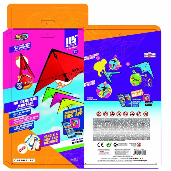 Comet Stunt Kite Pop-up Eolo (110 x 38 cm)