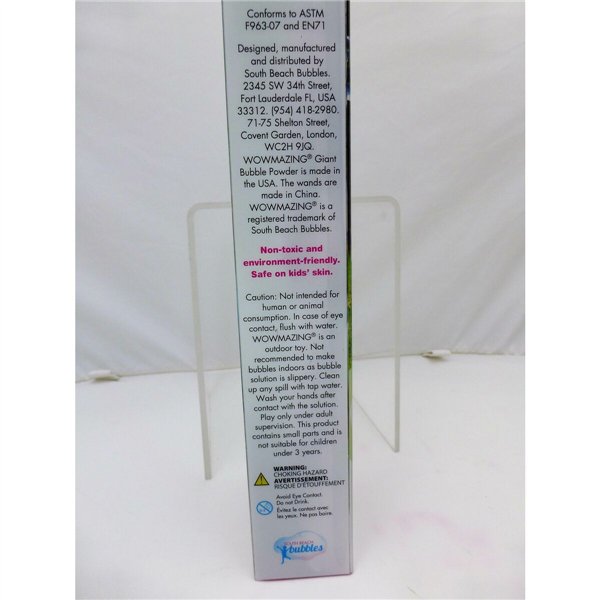 Bubble Blowing Game WOWmazing 4 Pieces