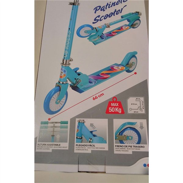Scooter Colorbaby Blue Aluminium Length (77 cm)