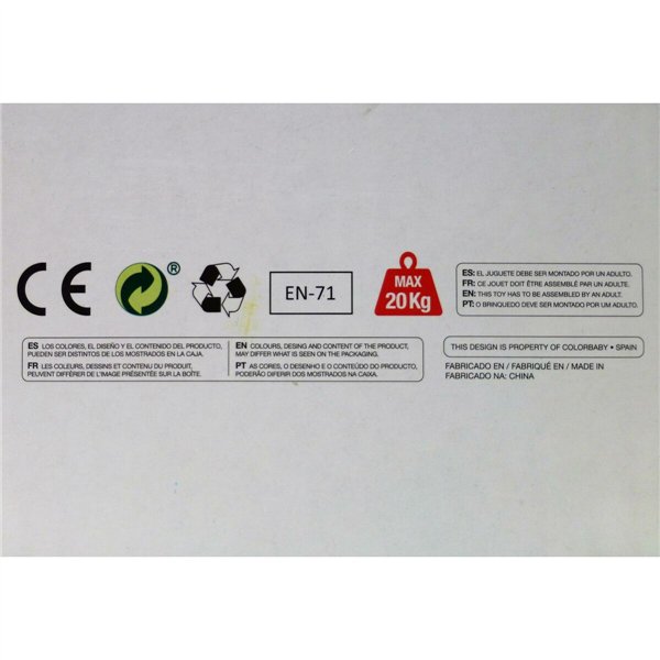 Scooter Colorbaby Polyurethane Aluminium Black