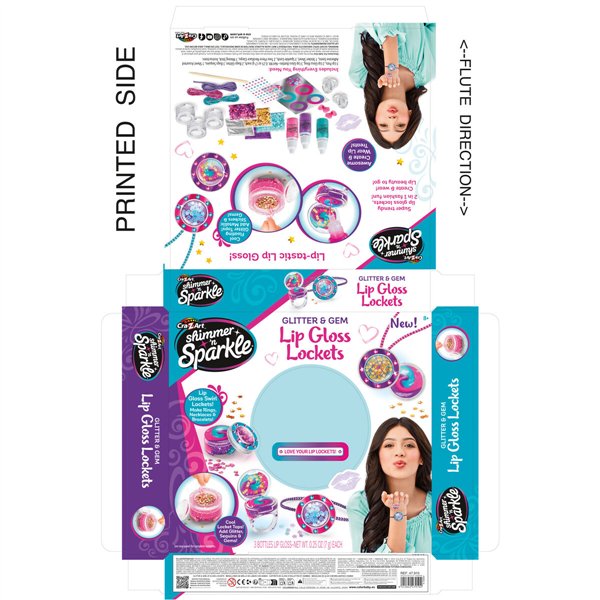 Children's Make-up Set Cra-Z-Art Lips (4 Units)