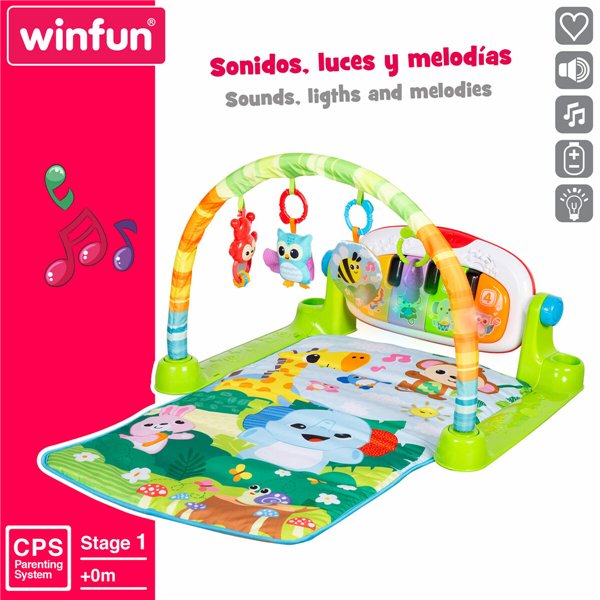 Play mat Winfun Cloth Plastic 63 x 43 x 91 cm (2 Units)