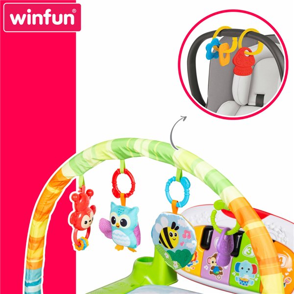 Play mat Winfun Cloth Plastic 63 x 43 x 91 cm (2 Units)