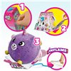 Fluffy toy Eolo Purple Plush Plastic 45 x 45 x 45 cm Inflatable (4 Units)