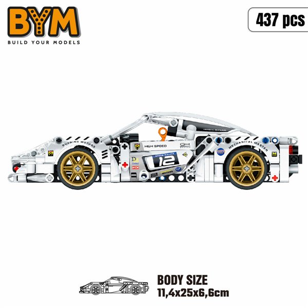 Construction set Car 437 Pieces