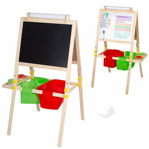 Double-sided Slate Colorbaby 57 x 93 x 59 cm 2 Units