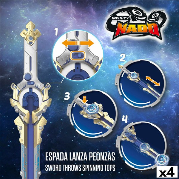 Spinning Top Infinity Nado (4 Units)