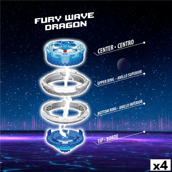 Spinning Top Infinity Nado (4 Units)