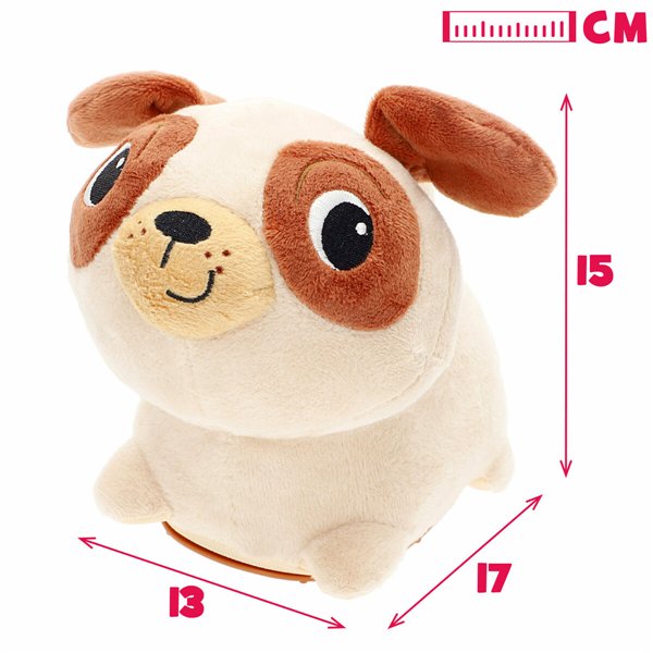 Motion-animated Stuffed Animal Winfun Plush Plastic 17 x 15 x 13 cm (2 Units)