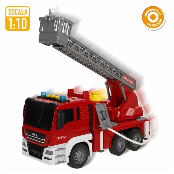Fire Engine with Light and Sound Speed & Go 34 x 25 x 12 cm (4 Units)