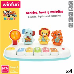 Toy piano Winfun 26 x 11 x 15 cm (4 Units)