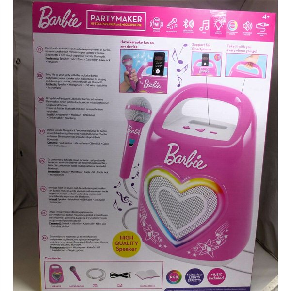 Karaoke Microphone Barbie