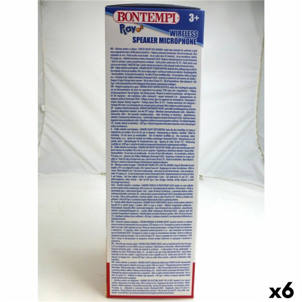 Karaoke Microphone Bontempi 6 Units