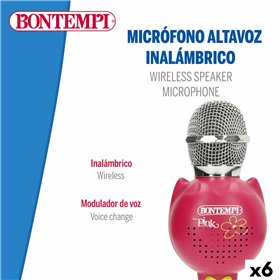 Karaoke Microphone Bontempi 6 Units