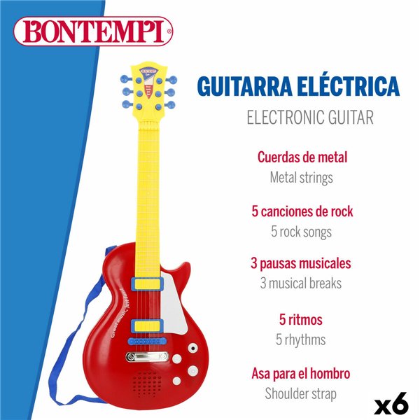Baby Guitar Bontempi 20 x 56 x 4 cm (6 Units)