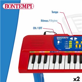 37-Key Keyboard Bontempi 43 x 56 x 23 cm (2 Units)