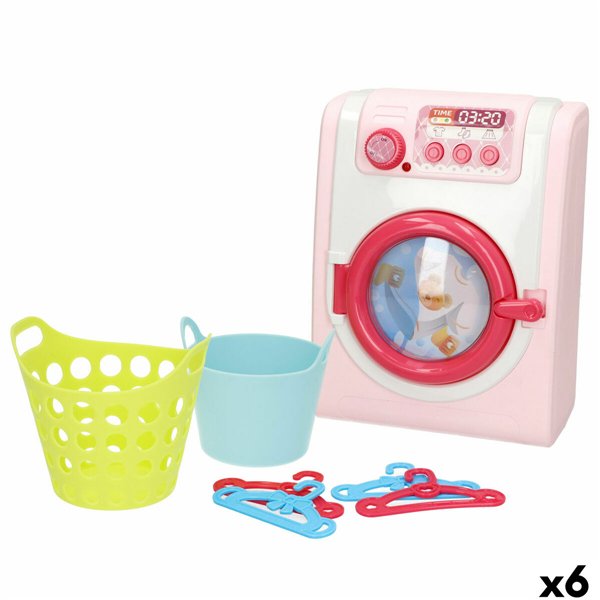 Toy washing machine 14 x 19 x 9 cm (6 Units)