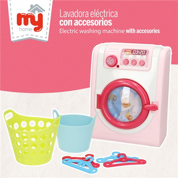 Toy washing machine 14 x 19 x 9 cm (6 Units)