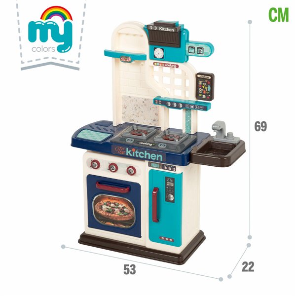 Toy kitchen 53 x 69 x 22 cm (2 Units)