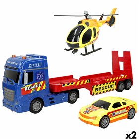 Vehicle Carrier Truck Speed & Go 55 x 17 x 12 cm (2 Units)