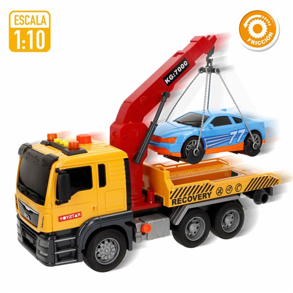 Crane Lorry Speed & Go 33 x 23 x 12 cm (4 Units)