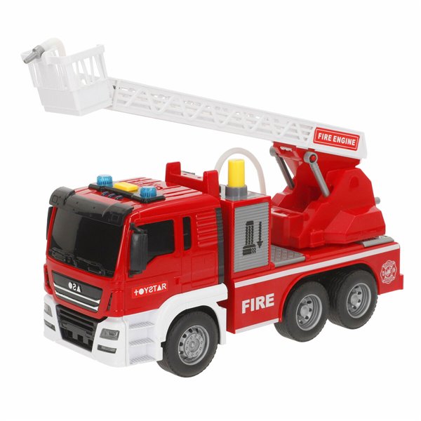 Fire Engine with Light and Sound Speed & Go 26 x 14 x 9 cm (6 Units)