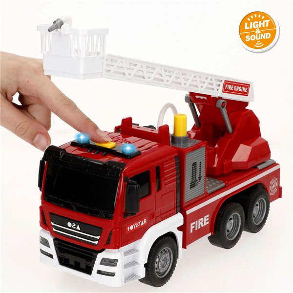 Fire Engine with Light and Sound Speed & Go 26 x 14 x 9 cm (6 Units)