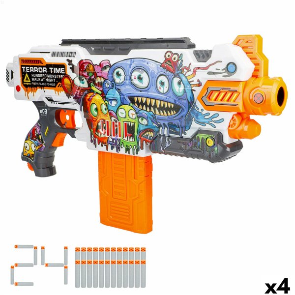 Dart Gun Colorbaby 43 x 25 x 6,5 cm 4 Units