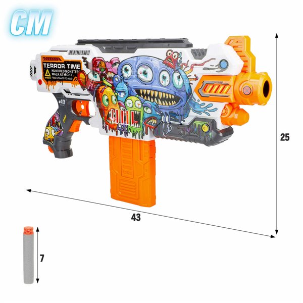 Dart Gun Colorbaby 43 x 25 x 6,5 cm 4 Units