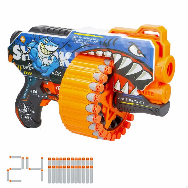 Dart Gun Colorbaby 31 x 21 x 14 cm 4 Units