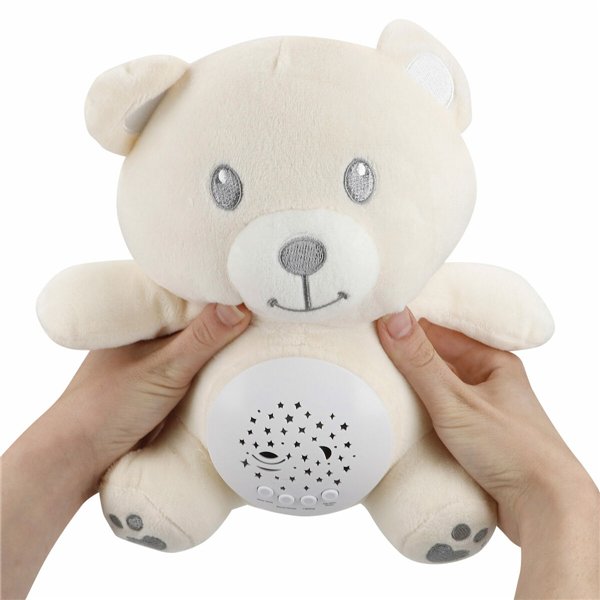 Plush Toy Projector Colorbaby Plush Plastic 20 x 25 x 12 cm (4 Units)