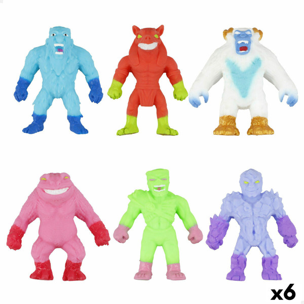 Action Figures 8 x 8 x 2 cm 6 Pieces (6 Units)