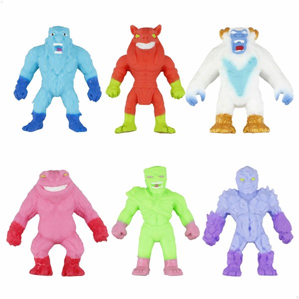 Action Figures 8 x 8 x 2 cm 6 Pieces (6 Units)