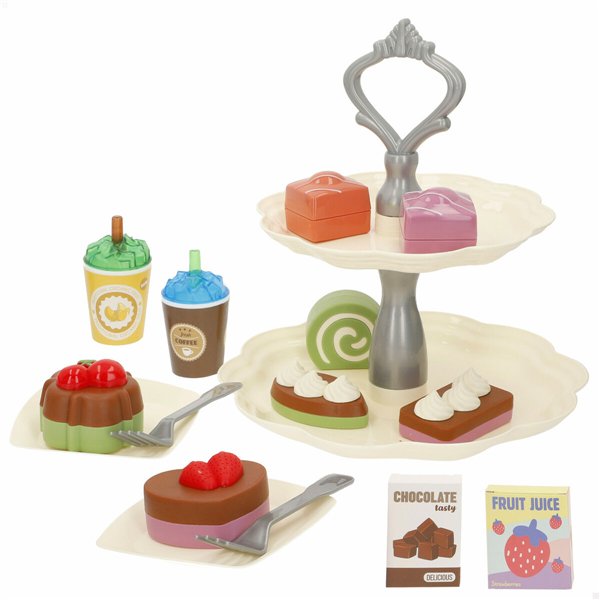 Toy Food Set 16 Pieces (6 Units)