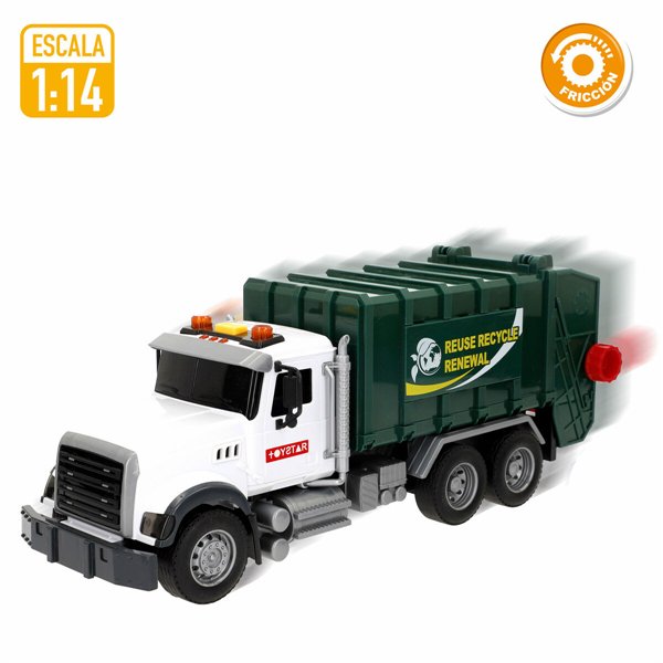 Garbage Truck Speed & Go 31 x 13 x 10 cm (6 Units)