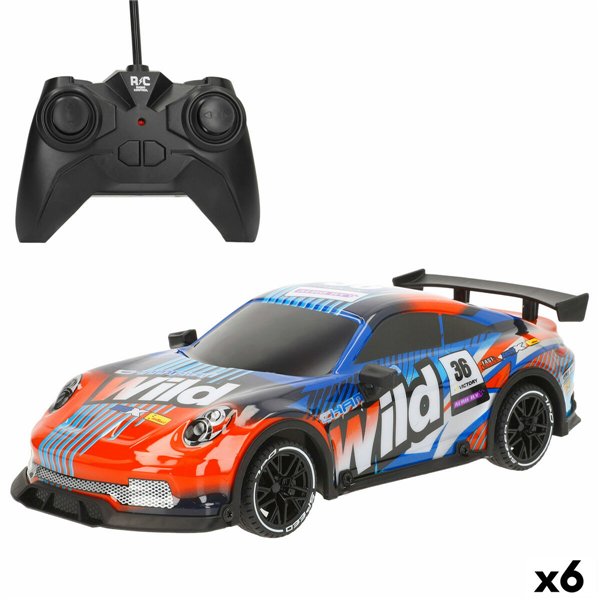Remote-Controlled Car 1:18 27 x 7 x 11 cm (6 Units)