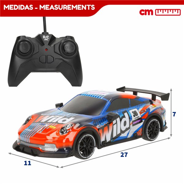 Remote-Controlled Car 1:18 27 x 7 x 11 cm (6 Units)
